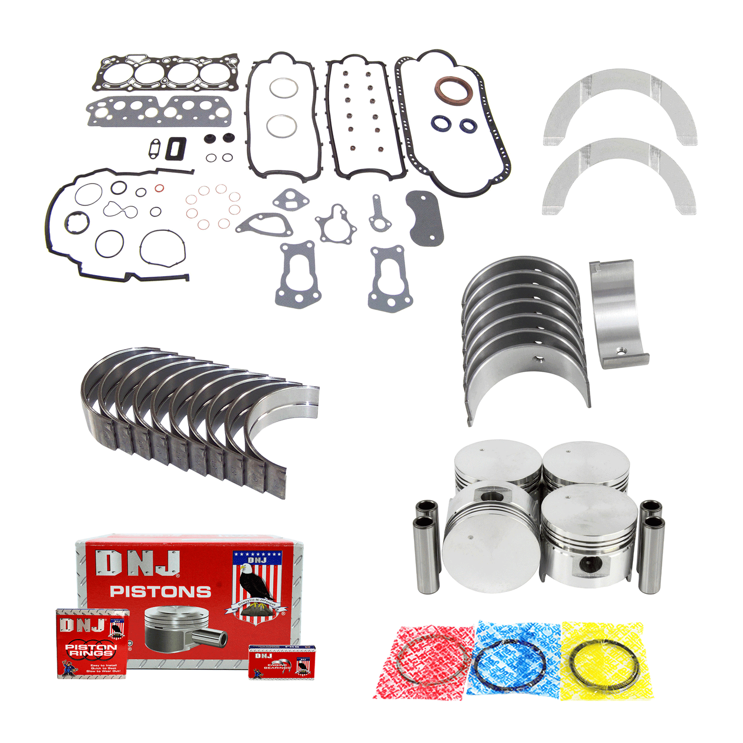Engine Rebuild Kit For 1980-1983 Honda Civic 1.5L L4 SOHC