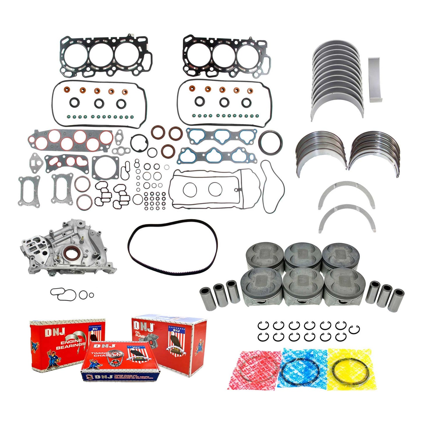 Master Engine Rebuild Kit 2010-2013 Acura 3.7L
