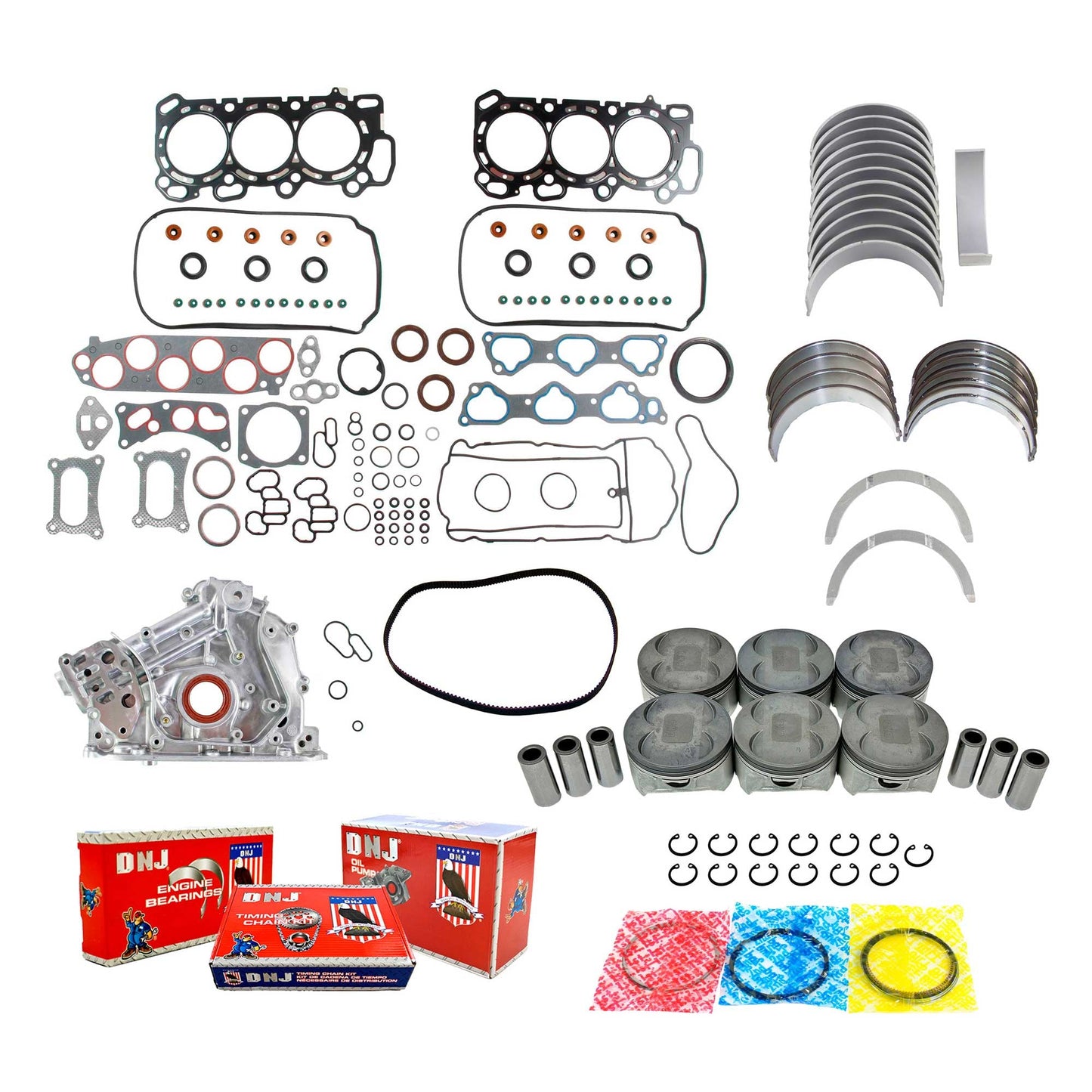 Master Engine Rebuild Kit 2010-2013 Acura 3.7L