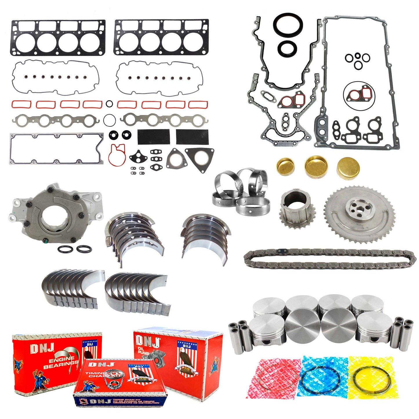 Master 5.7L V8 Engine Rebuild Kit for 1997-1998 Corvette, 1998 Firebird, & 1998 Camaro