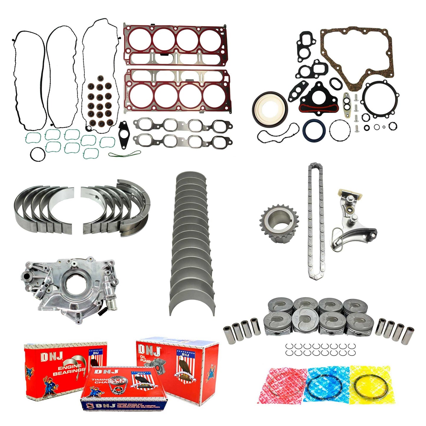 Master Engine Rebuild Kit 2014-2020 Cadillac 6.2L