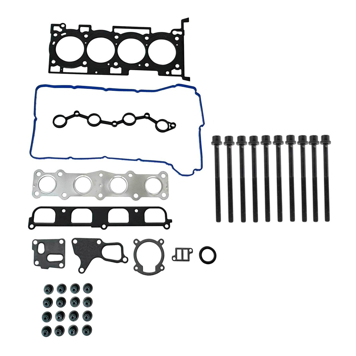 Cylinder Head Gasket set with Head Bolt Kit 2010-2012 Hyundai 2.0L