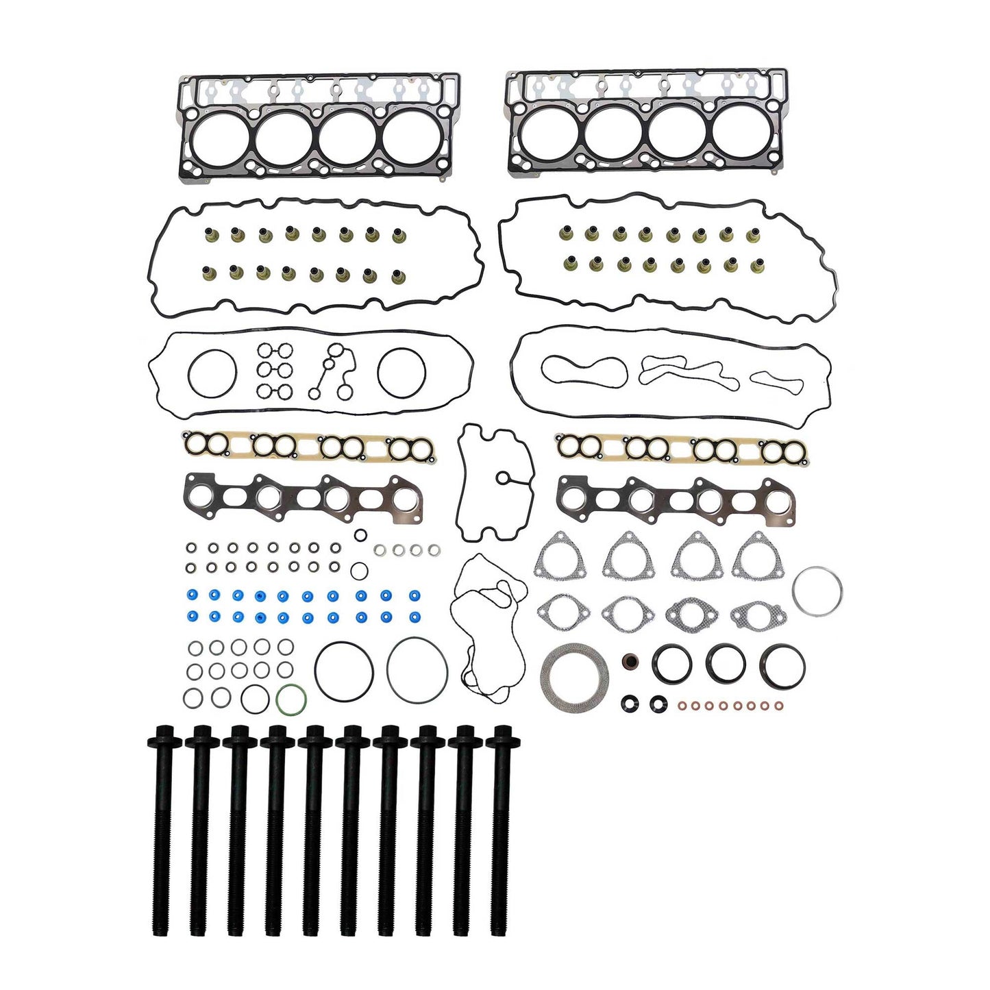 Cylinder Head Gasket set with Head Bolt Kit 2008-2010 Ford Super Duty 6.4L V8