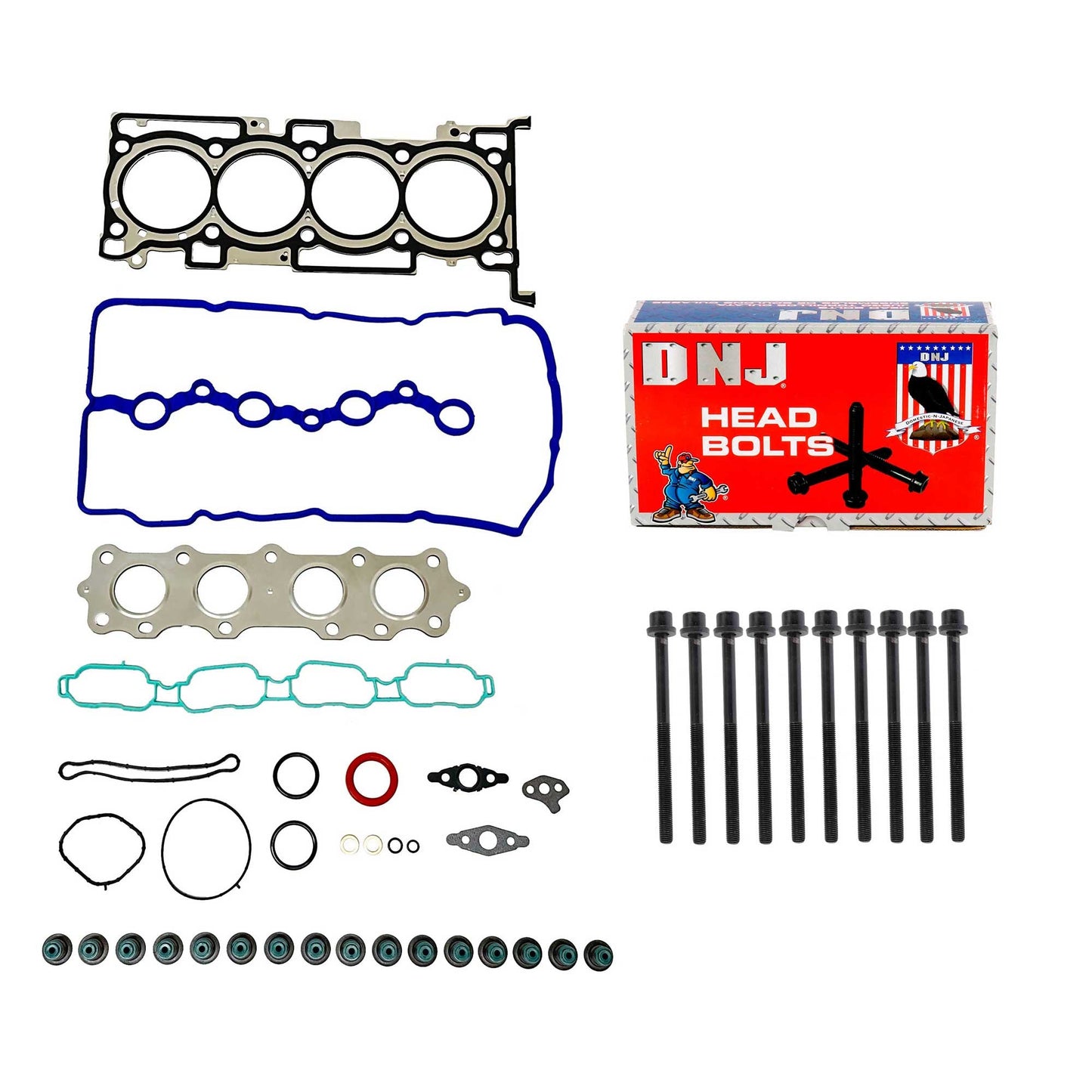 Cylinder Head Gasket set with Head Bolt Kit 2015-2020 Hyundai 2.0L