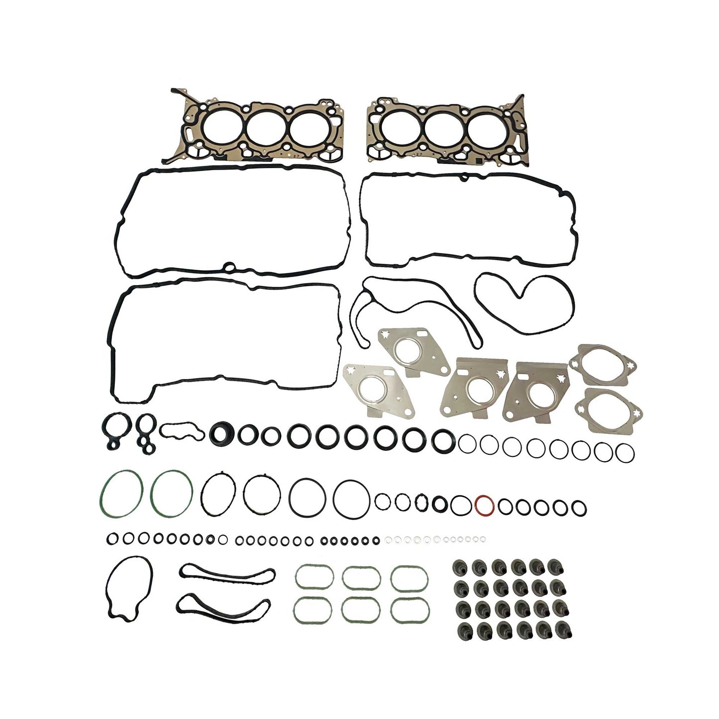 Cylinder Head Set with Head Bolt Kit 2015-2022 Ford Lincoln 2.7L-3.0L