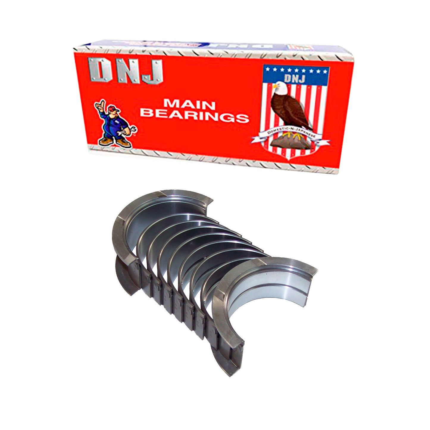 Crankshaft Main Bearing Set 1974-1989 Nissan 2.0L-2.4L (Oversizes Available)
