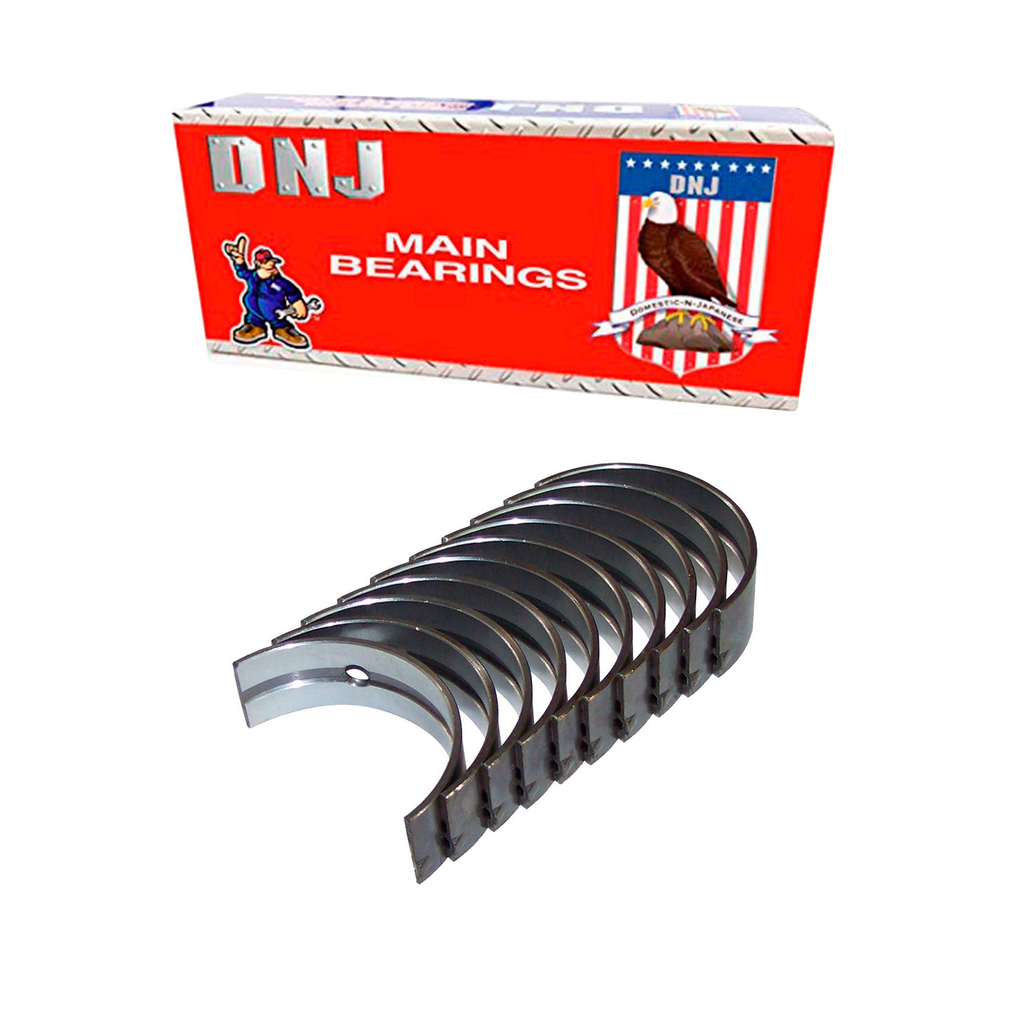 Crankshaft Main Bearing Set 1972-1982 Toyota 1.6L-1.8L (Oversizes Available)