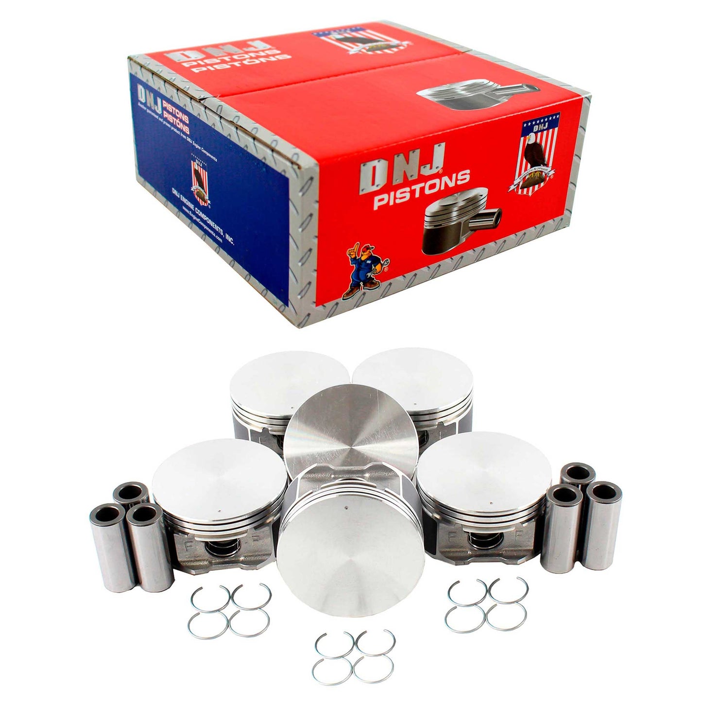 Standard size Complete Piston Set 1991-1997 Chrysler 3.8L  (Oversizes Available)
