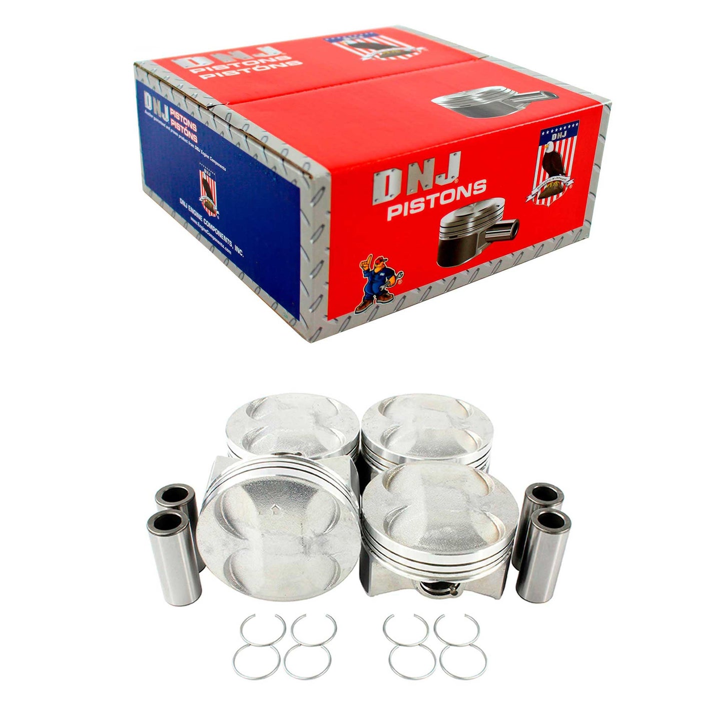 Piston Set (Oversizes Available) 2002-2011 Acura 2.0L