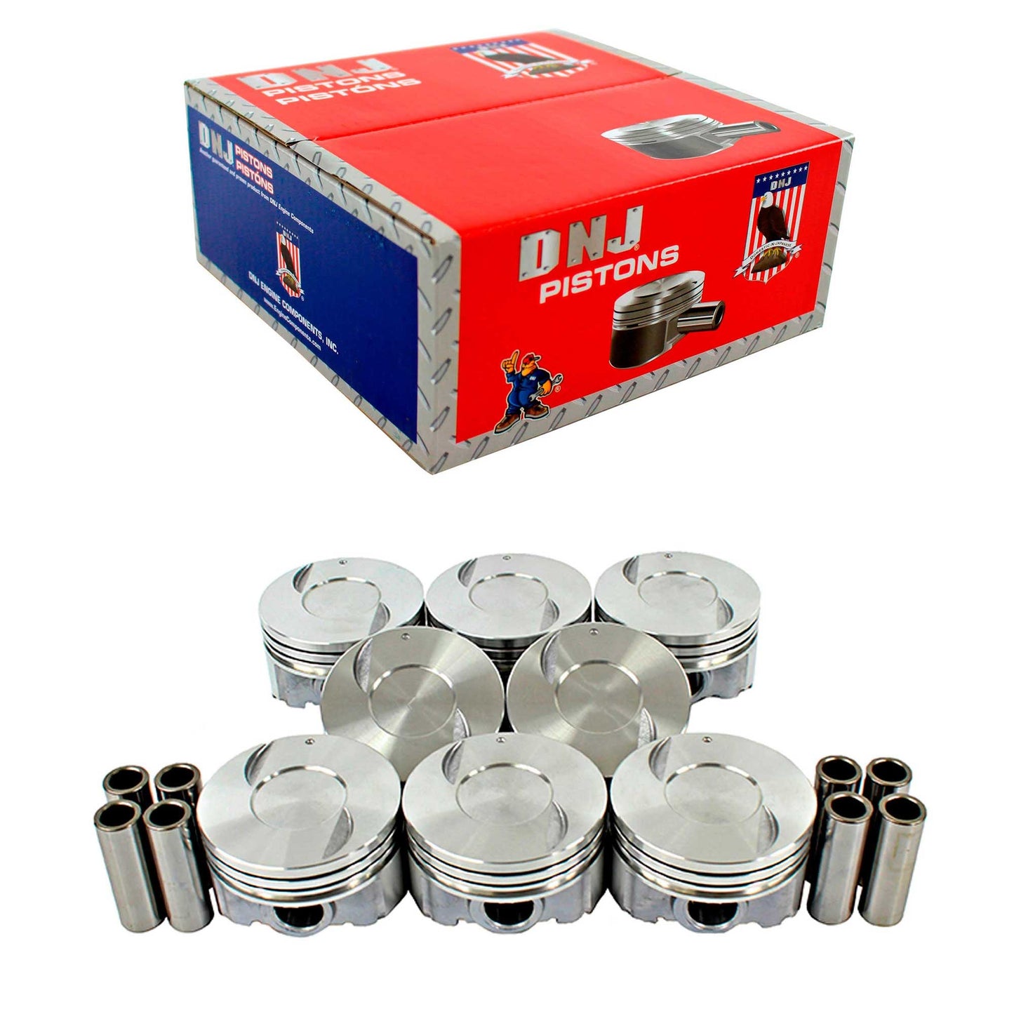 Standard size Complete Piston Set 1991-2000 Chevrolet 7.4L  (Oversizes Available)
