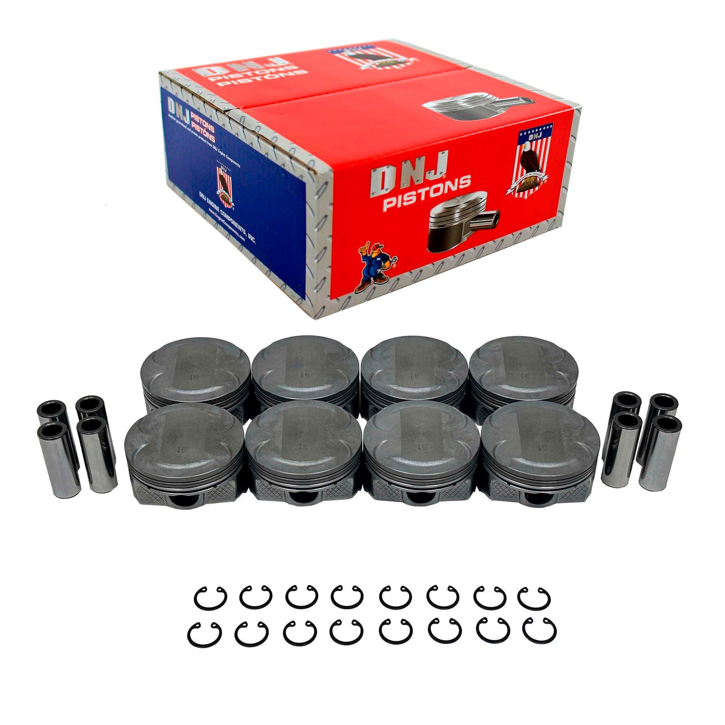 Standard size Complete Piston Set 2015-2017 Ford 5.0L