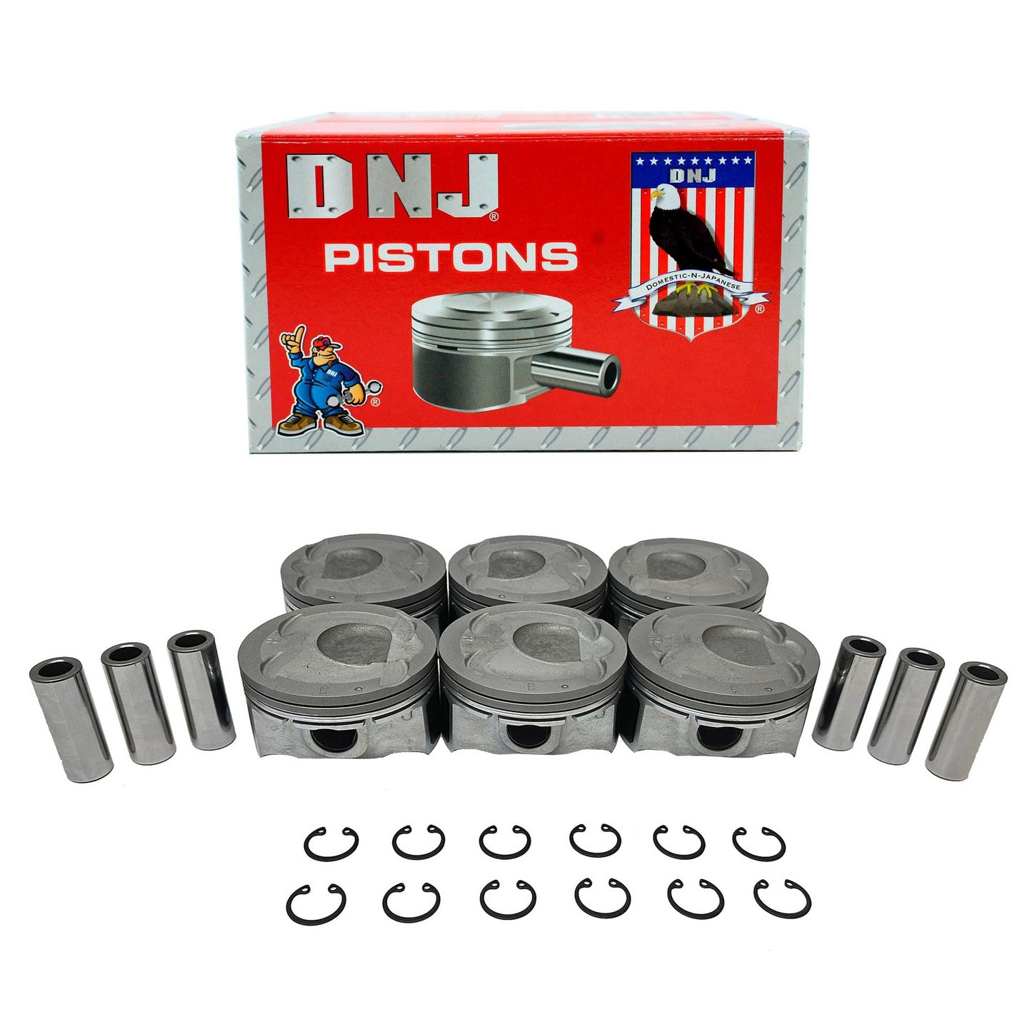 Piston Set 2012-2017 Hyundai Kia 3.8L (Oversizes Available)