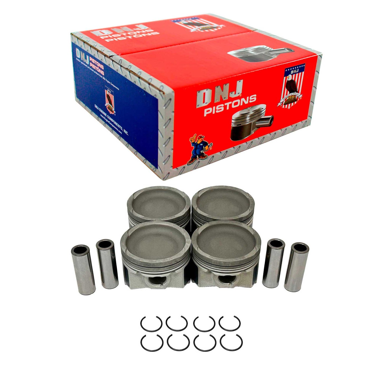 Piston Set (Oversizes Available) 2014-2020 Fiat 1.4L