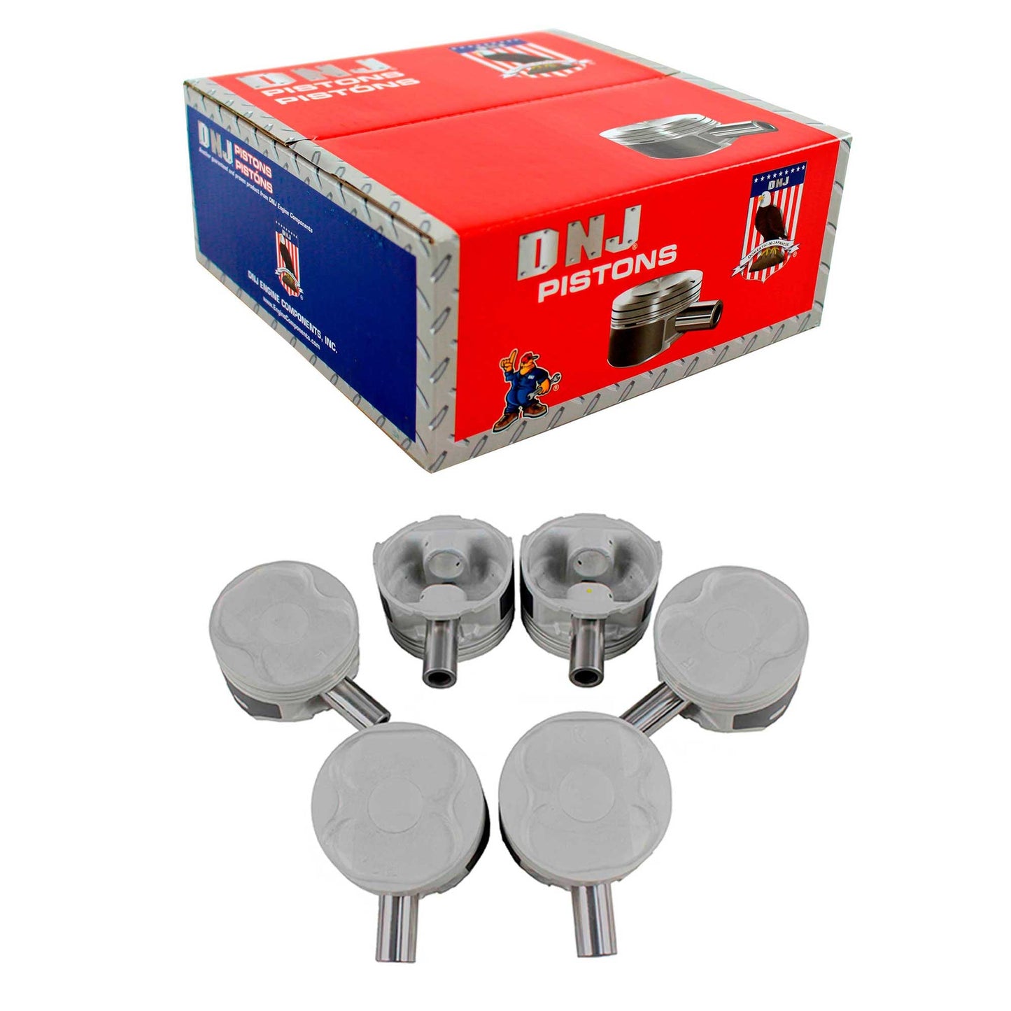Piston Set (Oversizes Available) 1993-2002 Ford 2.5L