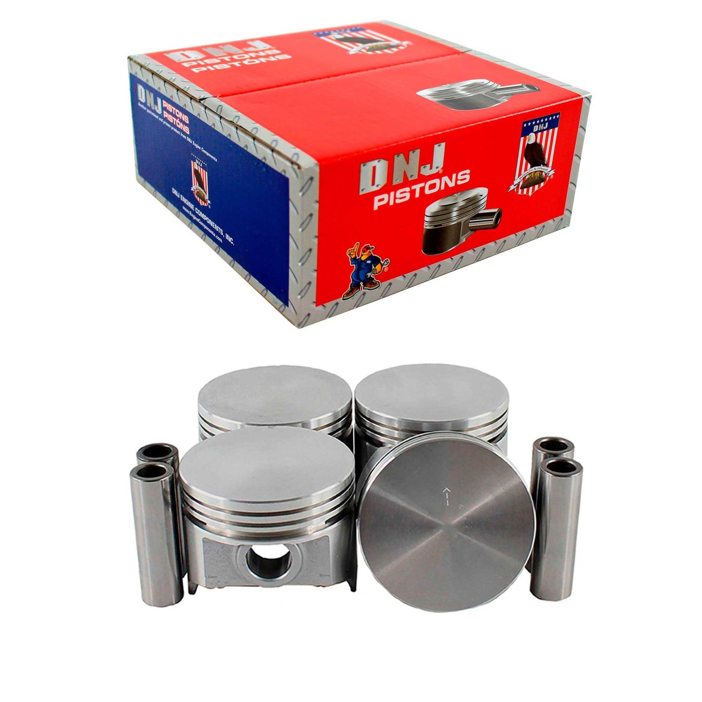Piston Set 1984-1994 Ford, Mercury Tempo,  2.3L (Oversizes Available)