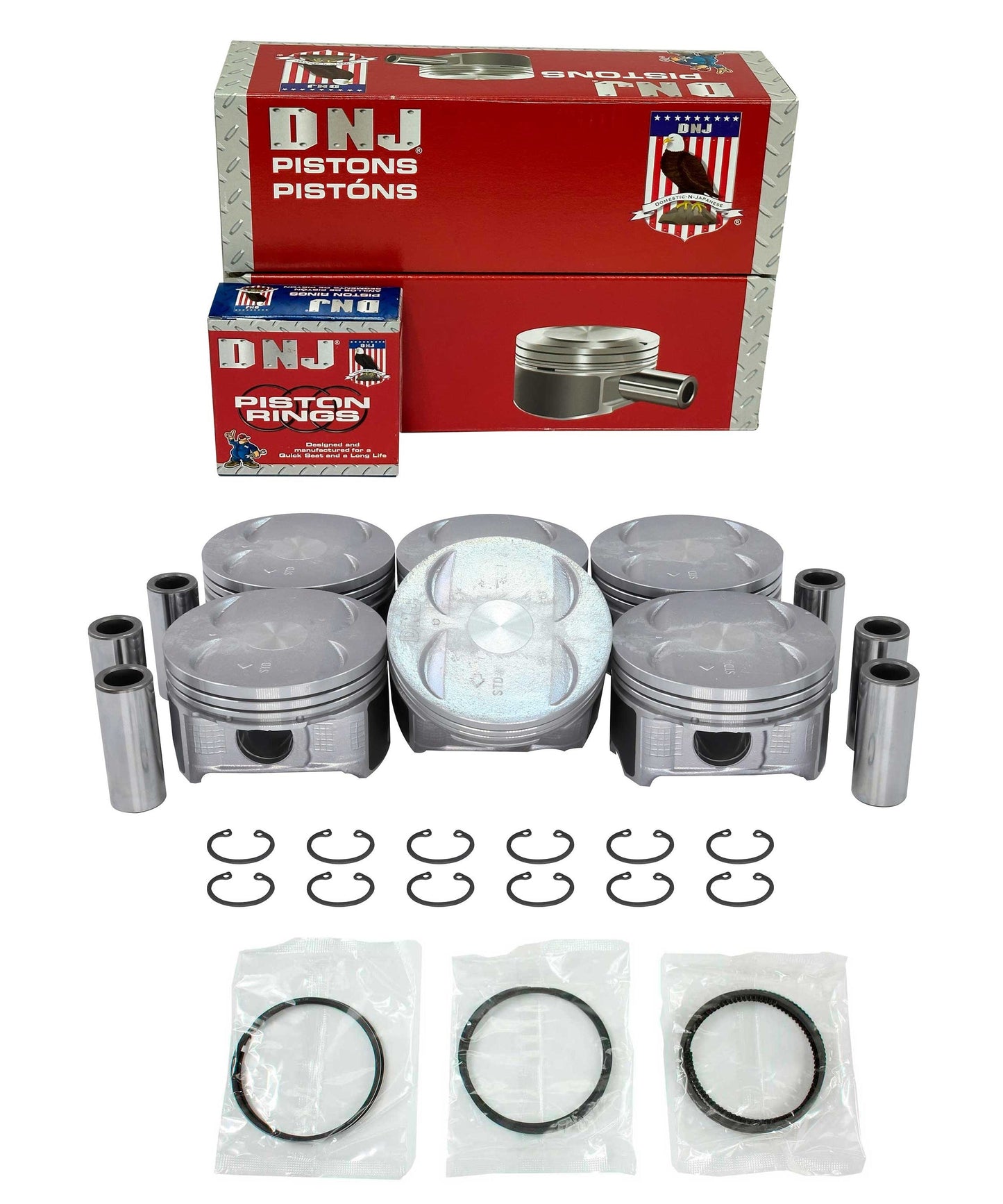 Piston and Ring Kit 2011-2018 Acura 3.5L