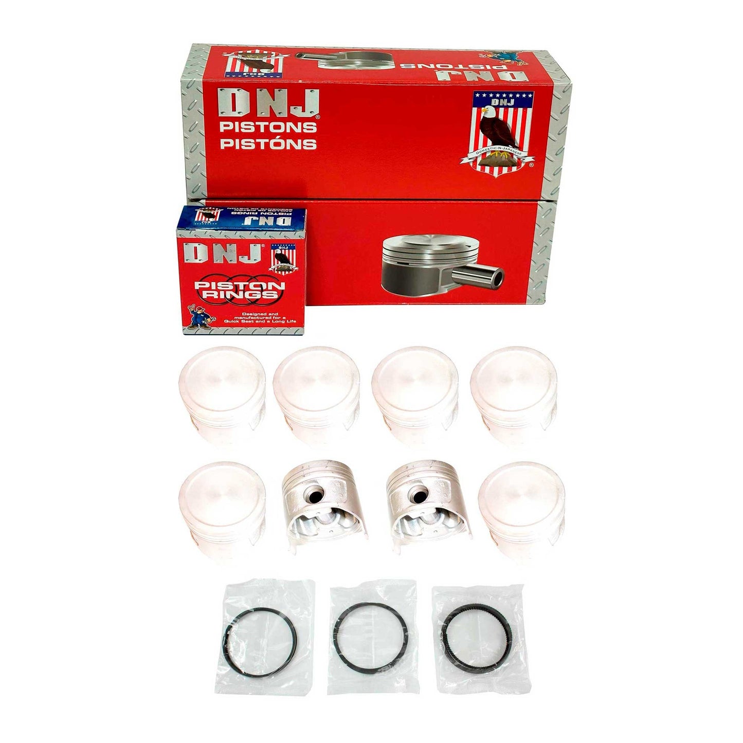 Piston and Ring Kit 1981-1985 Chevrolet 1.8L