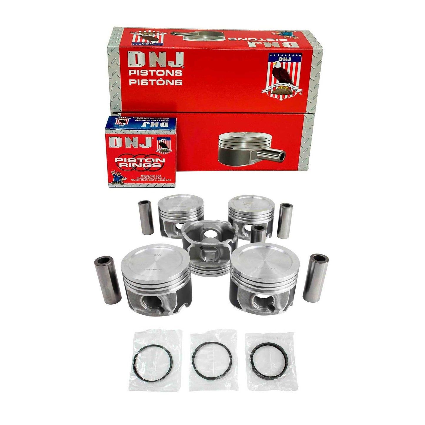 Piston and Ring Set 1997-1999 Volvo 2.4L