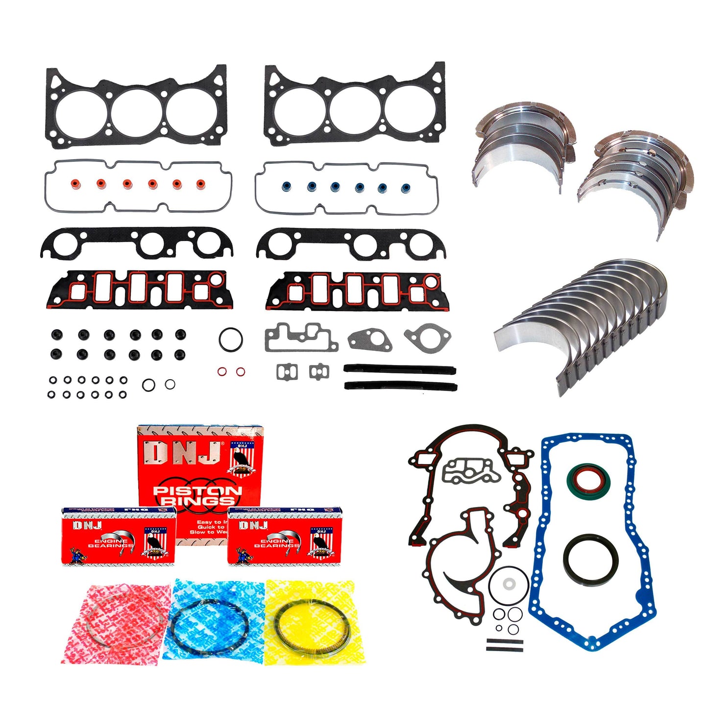 Engine Re-Ring Kit For 1993 Buick Chevrolet Oldsmobile Pontiac OHV