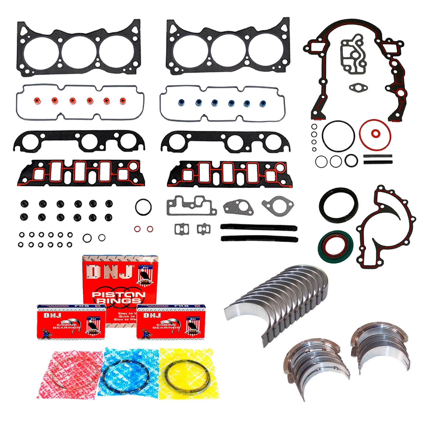 Engine Re-Ring Kit For 1995 Buick Chevrolet Oldsmobile Pontiac OHV
