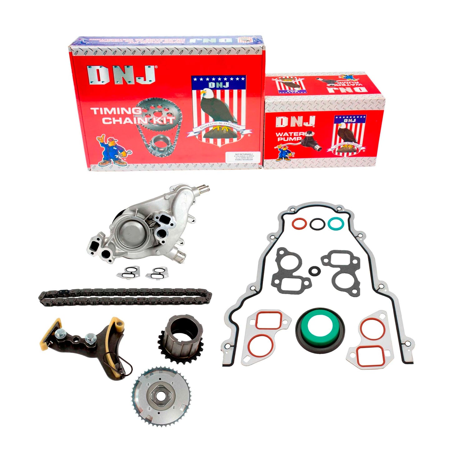 Timing Chain Kit With Water Pump 2007-2017 Cadillac 4.8L-6.2L